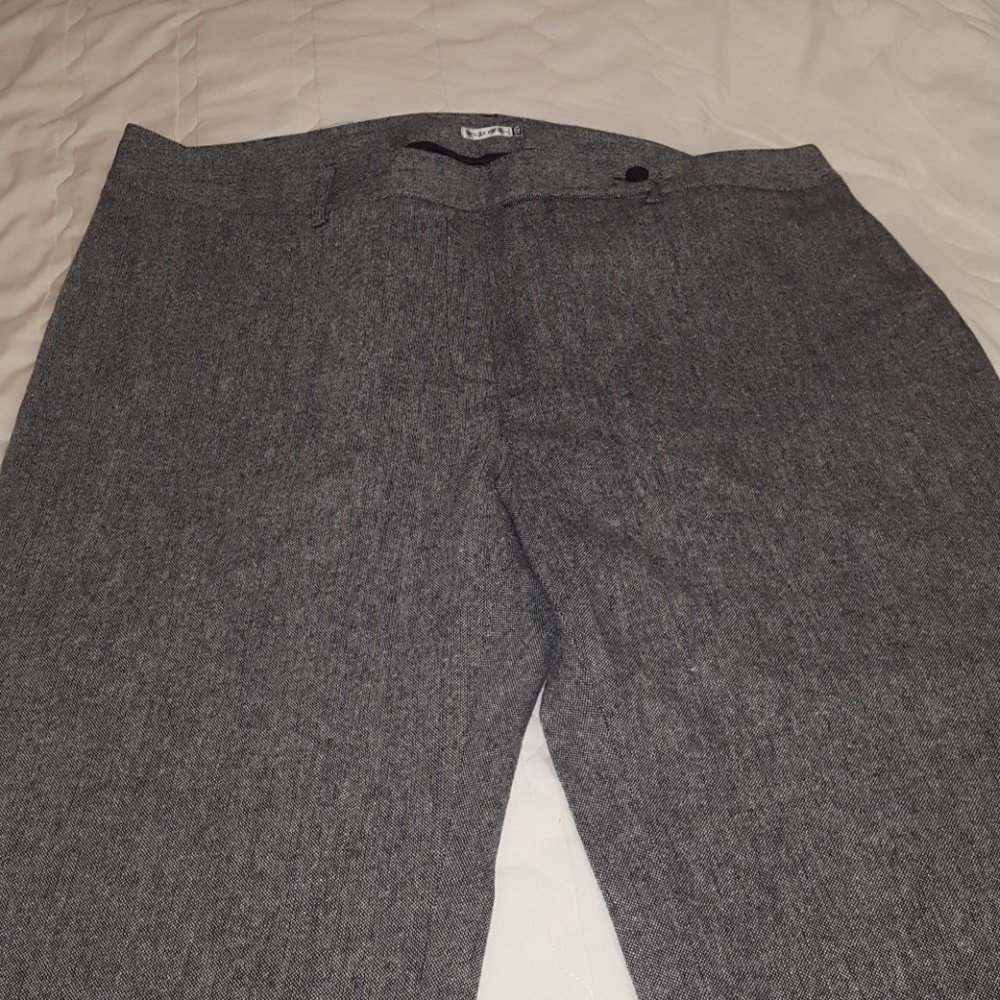 Dark grey tweed pants